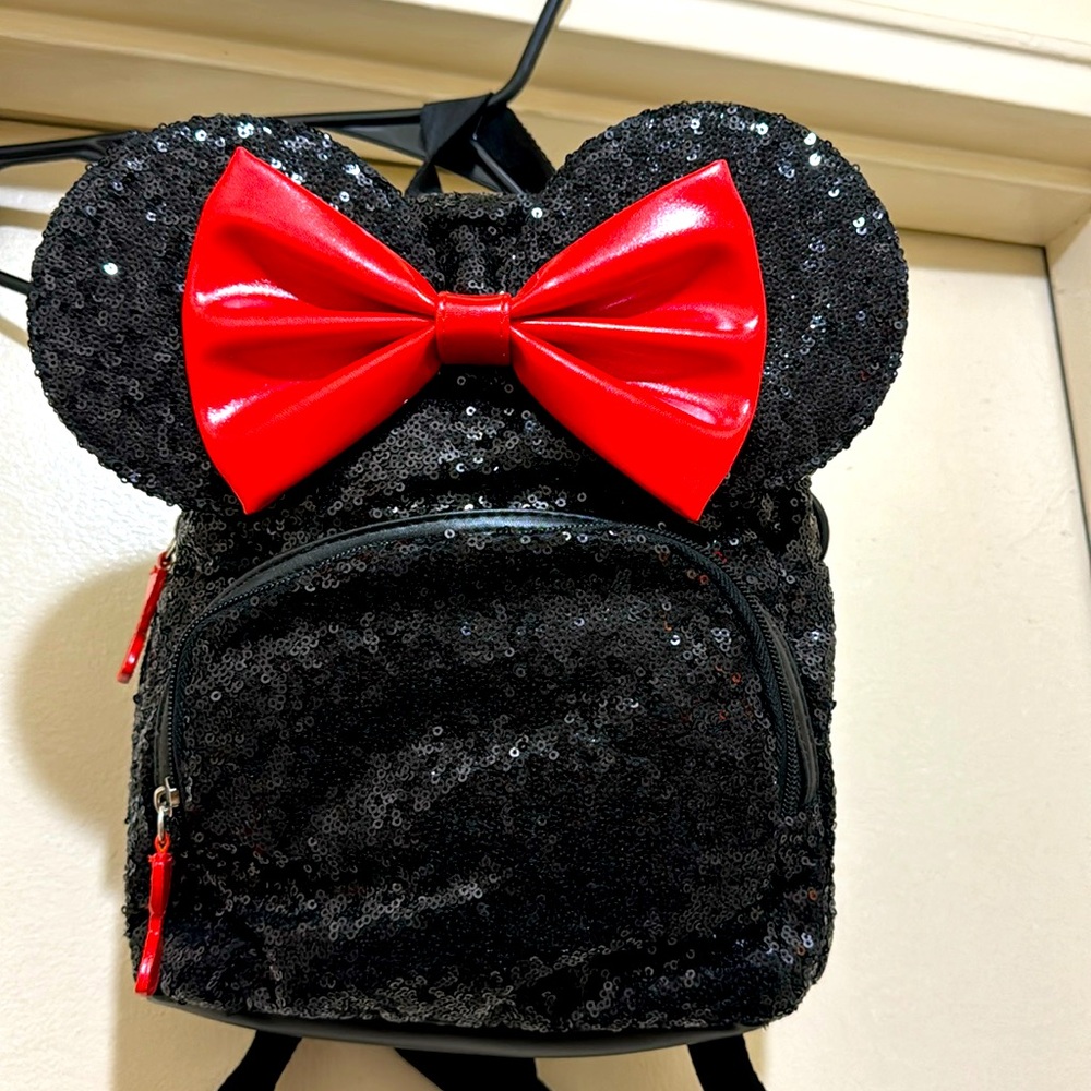 Mini. Sequined Minnie Mouse bag. New without tags.